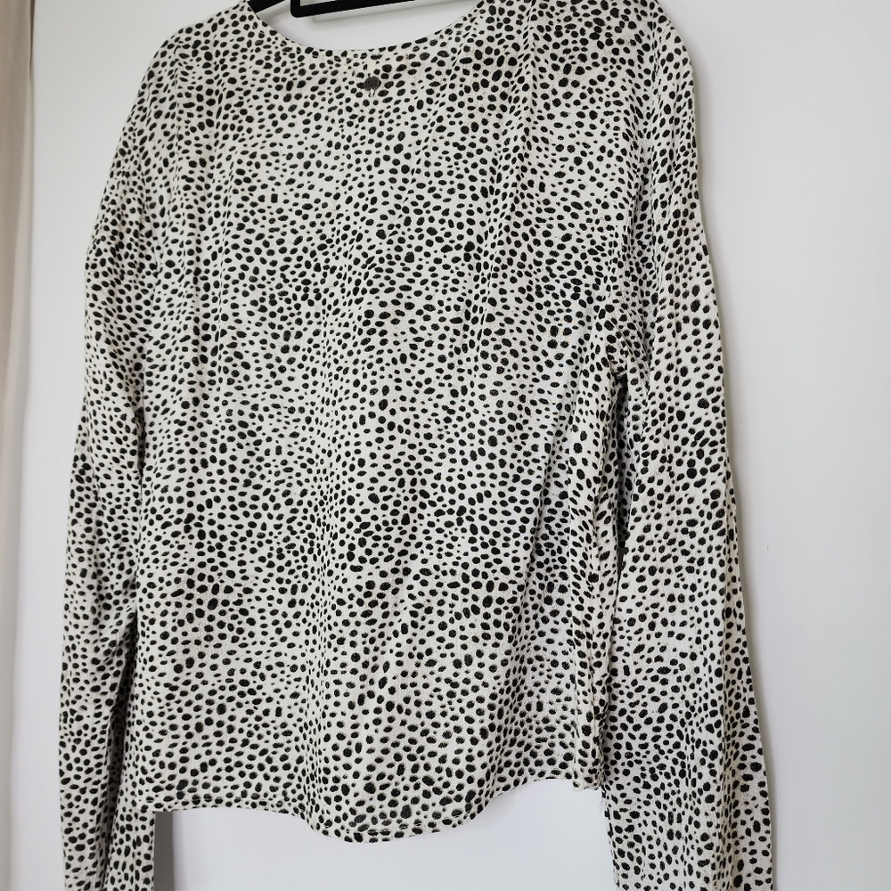 Billabong top crossover long sleeve blouse size 14 NWT - Picture 4 of 12